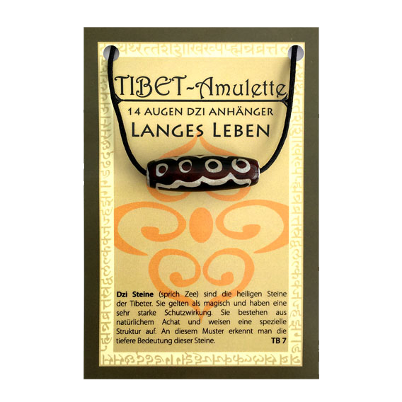tibet amulette"langes leben" – symbol für vitalität und schutz